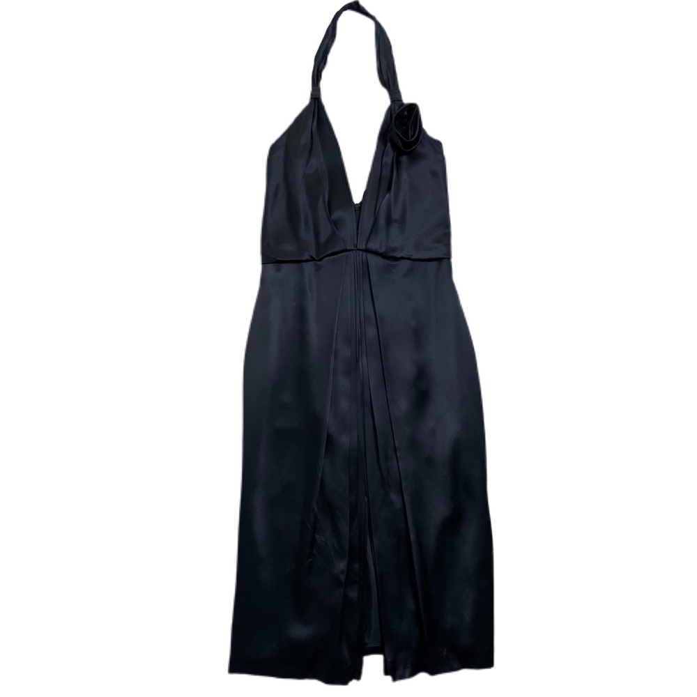 NEW Anthropologie Ali Ro Black Silk Halter Dress 0